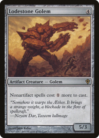Lodestone Golem (WWK-127)  Foil - Worldwake