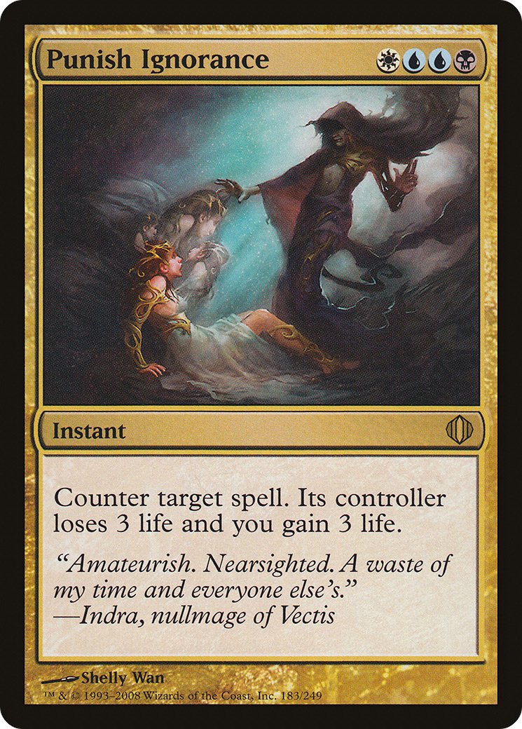 Punish Ignorance (ALA-183)  - Shards of Alara