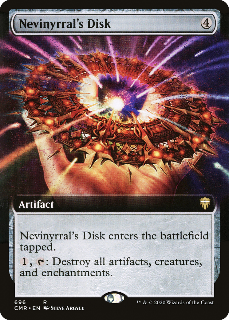 Nevinyrral's Disk (Extended Art) (CMR-696)  - Commander Legends: (Extended Art)