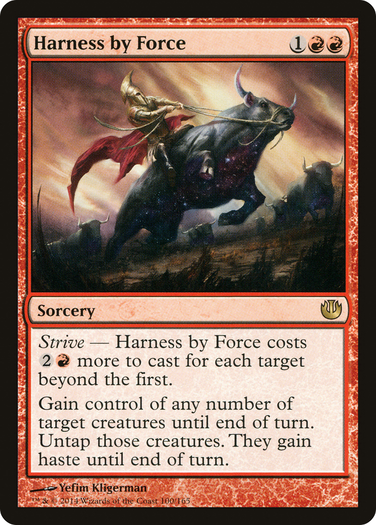 Harness by Force (JOU-100)  Foil - Journey into Nyx