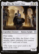 Syr Alin, the Lion's Claw (LIST-ELD-32)  - The List