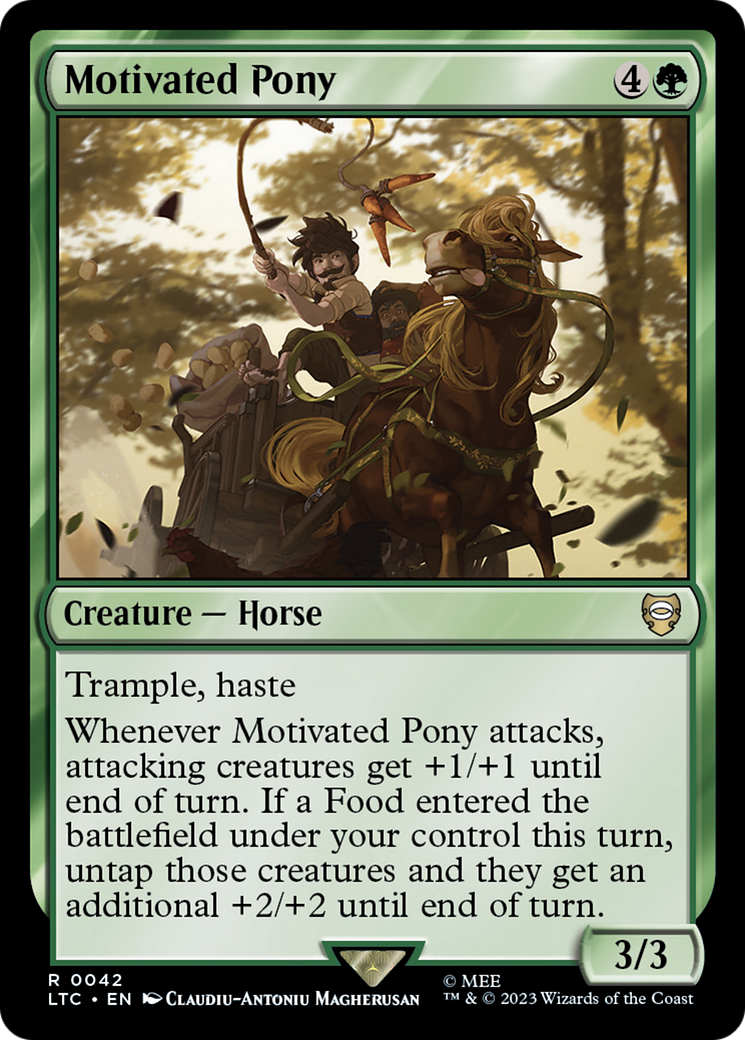 Motivated Pony (LTC-042)  - Tales of Middle-earth Commander