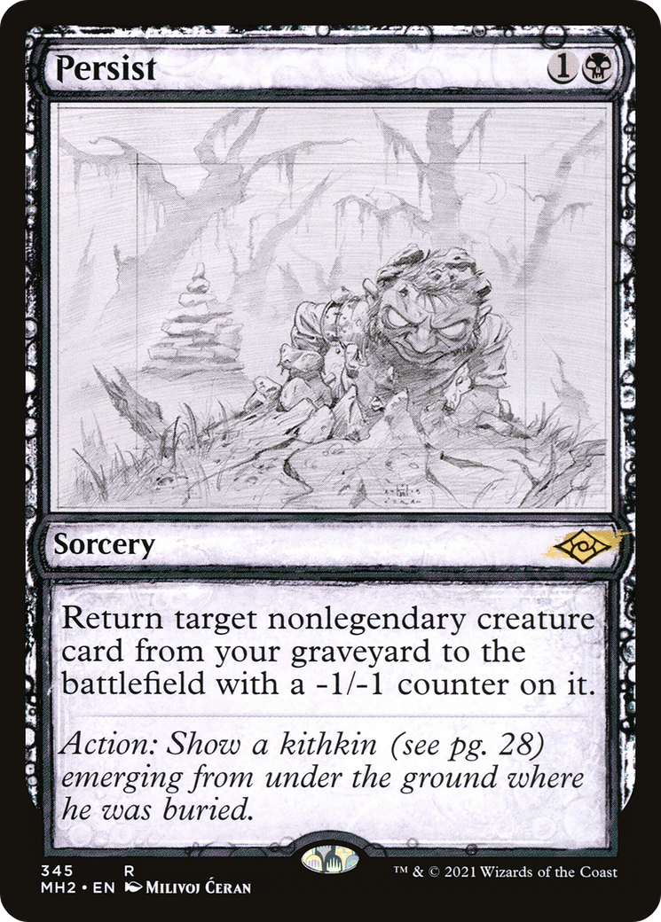 Persist (Showcase) (MH2-345)  Foil - Modern Horizons 2: (Showcase)