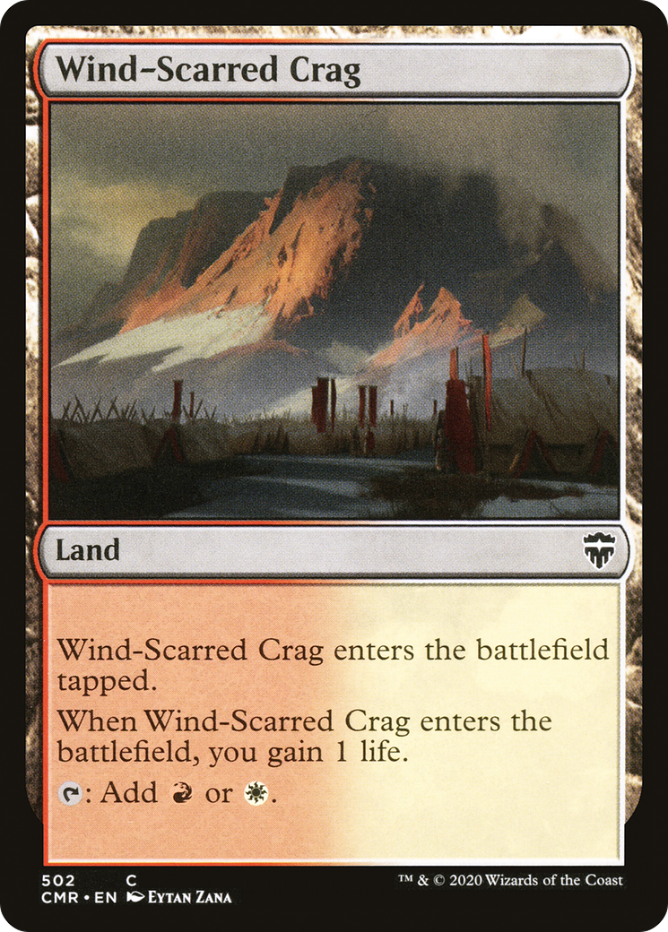 Wind-Scarred Crag (CMR-502)  - Commander Legends