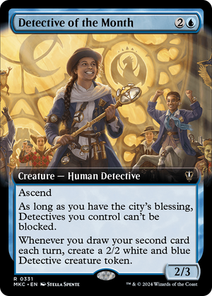 Detective of the Month (Extended Art) (MKC-331)  - Murders at Karlov Manor Commander: (Extended Art)