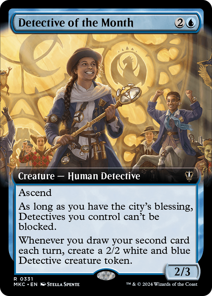 Detective of the Month (Extended Art) (MKC-331)  - Murders at Karlov Manor Commander: (Extended Art)