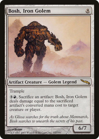 Bosh, Iron Golem (MRD-147)  - Mirrodin