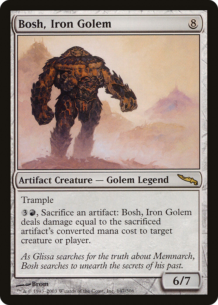 Bosh, Iron Golem (MRD-147)  Foil - Mirrodin