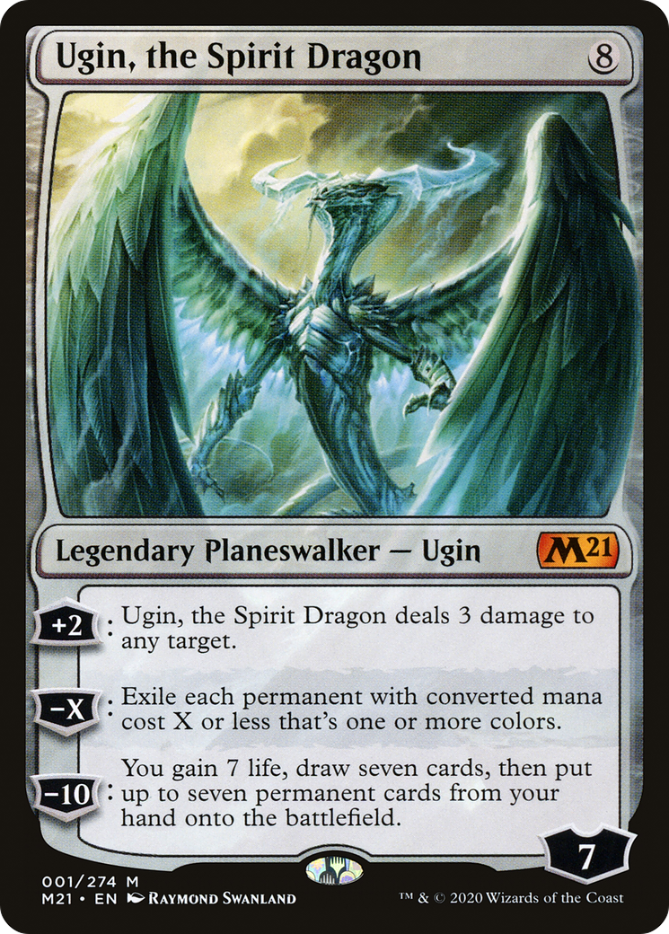 Ugin, the Spirit Dragon (M21-001)  - Core Set 2021