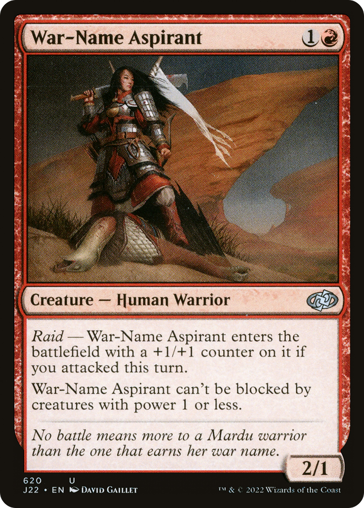 War-Name Aspirant (J22-620)  - Jumpstart 2022