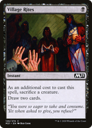 Village Rites (M21-126)  Foil - Core Set 2021