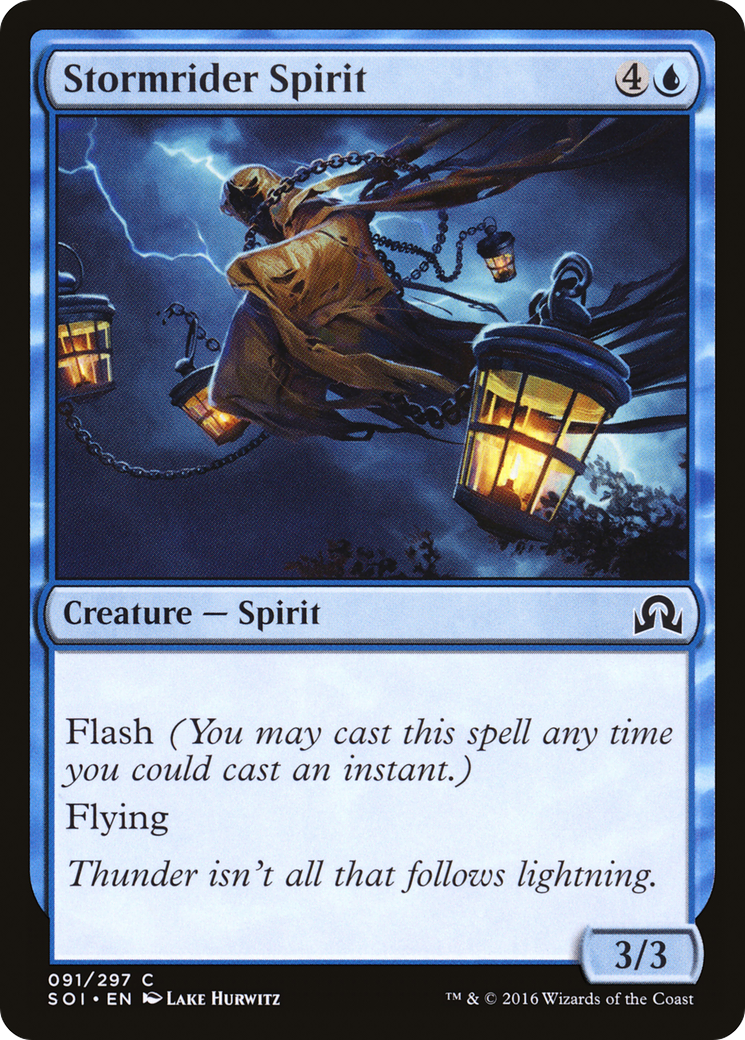 Stormrider Spirit (SOI-091) - Shadows over Innistrad Foil