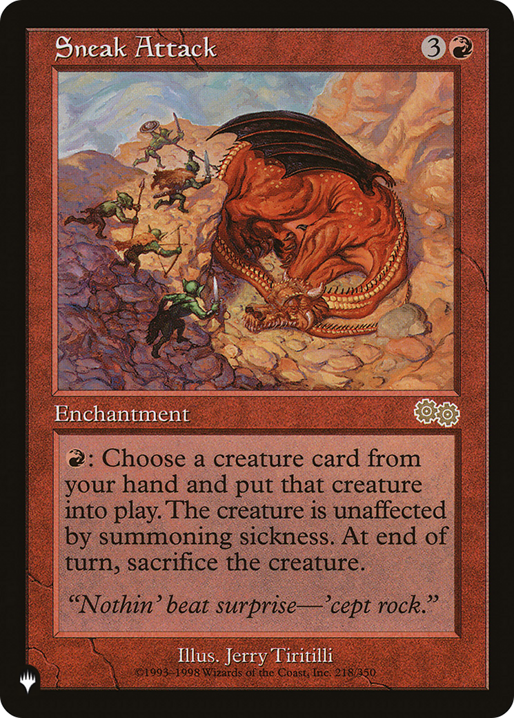 Sneak Attack (LIST-218/350)  - The List