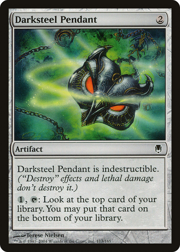 Darksteel Pendant (DST-113)  Foil - Darksteel