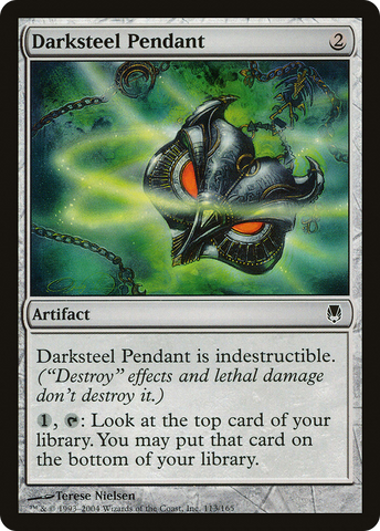 Darksteel Pendant (DST-113) - Darksteel Foil