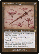 Blackblade Reforged (Schematic) (BRR-069)  Foil - The Brothers' War Retro Artifacts