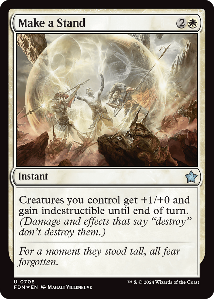 Make a Stand (FDN-708)  Foil - Foundations
