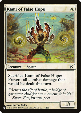 Kami of False Hope (LIST-BOK-10) - The List
