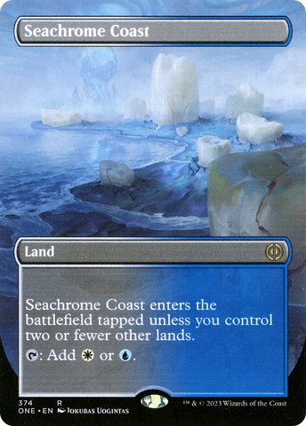 Seachrome Coast (Borderless) (ONE-374)  - Phyrexia: All Will Be One