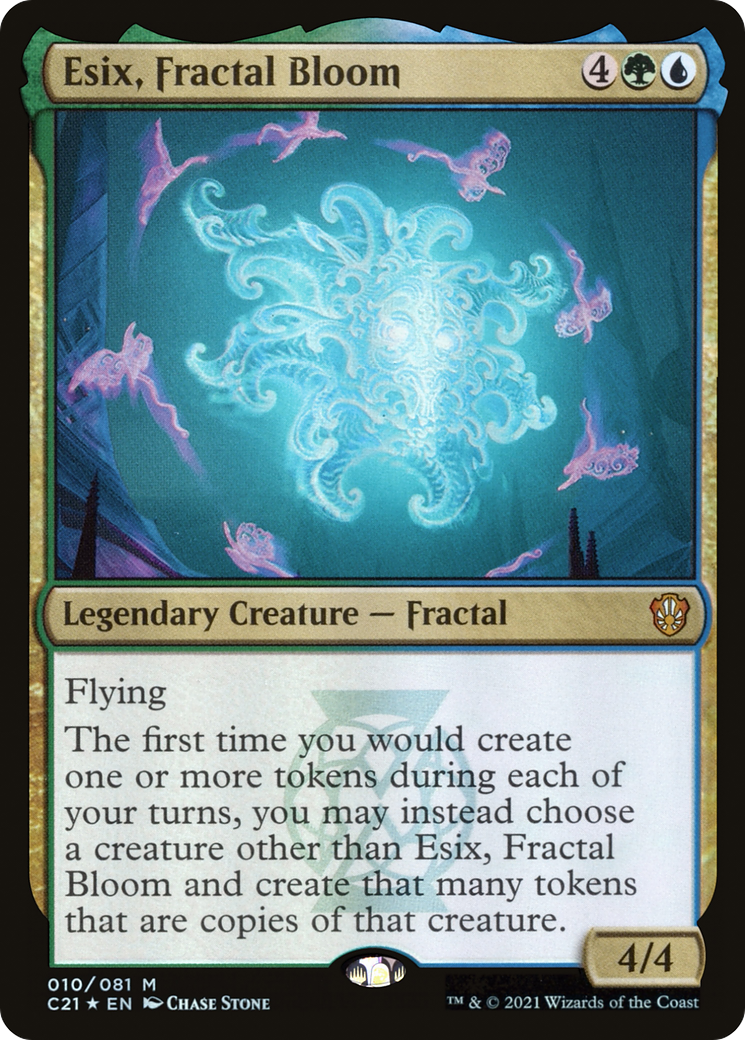 Esix, Fractal Bloom (C21-010)  Foil - Commander 2021