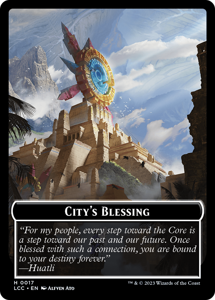 City's Blessing (TLCC-017)  - The Lost Caverns of Ixalan Commander Tokens