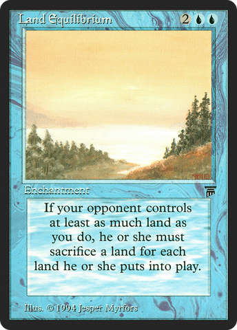 Land Equilibrium (LEG-)  - Legends
