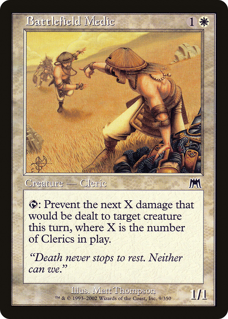 Battlefield Medic (ONS-009)  Foil - Onslaught