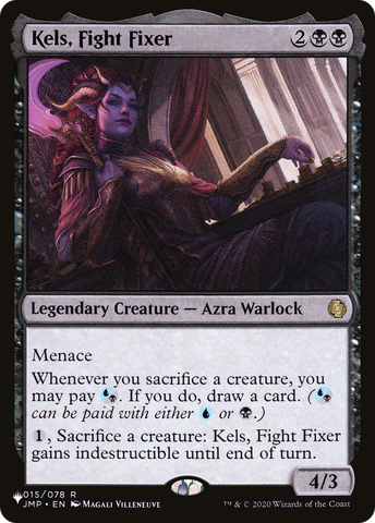 Kels, Fight Fixer (LIST-JMP-15)  - The List