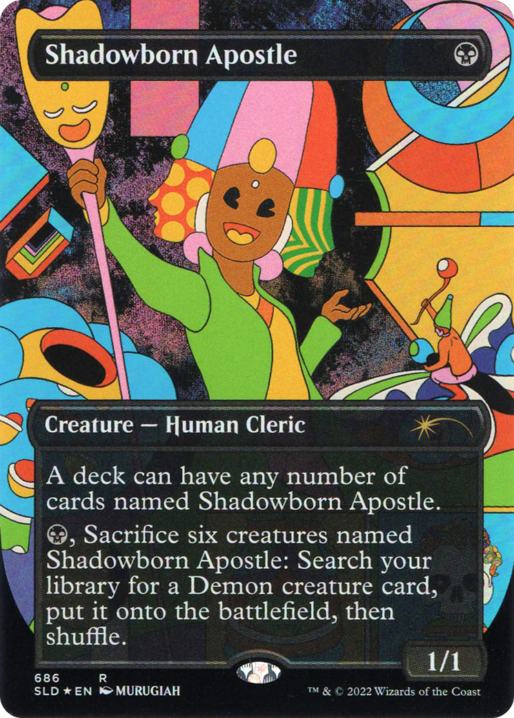 Shadowborn Apostle (686) (SLD-686)  Foil - Secret Lair Drop (Borderless)