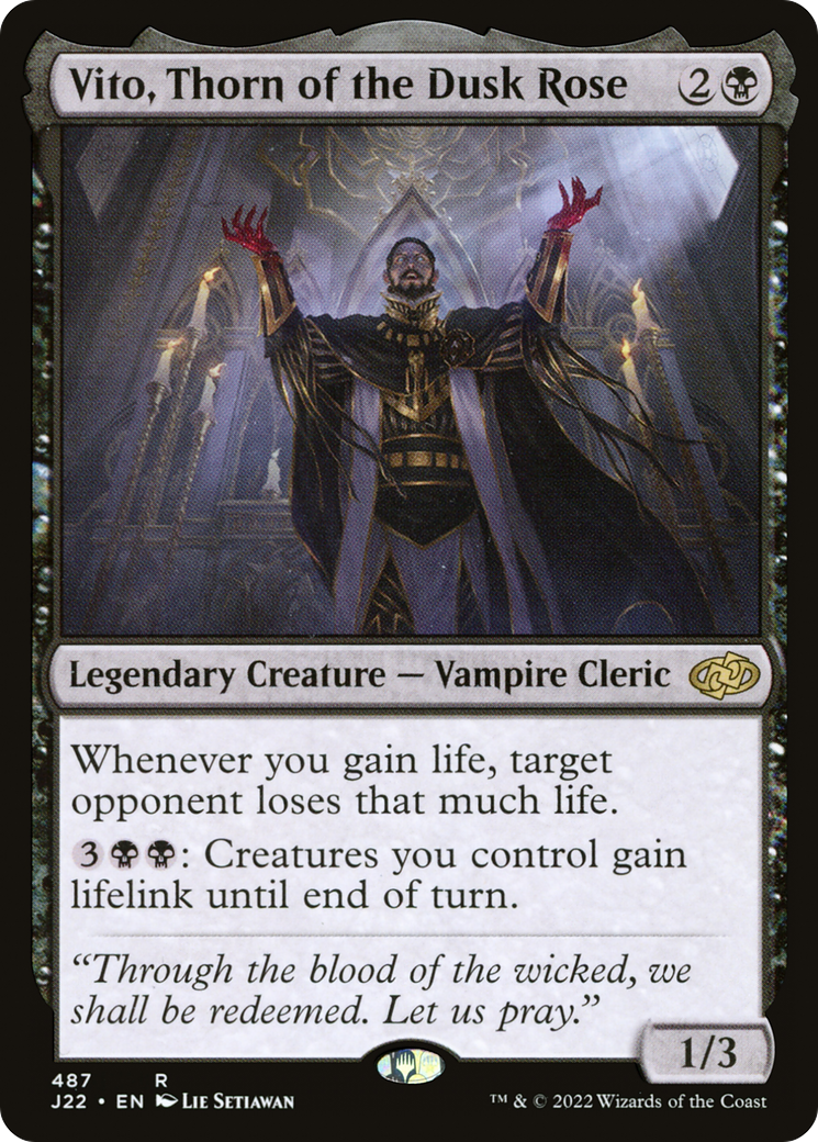 Vito, Thorn of the Dusk Rose (J22-487)  - Jumpstart 2022