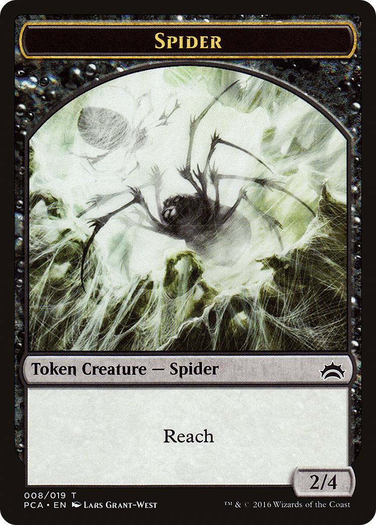 Spider // Saproling Double-sided Token (PCA-008) - Planechase Anthology Tokens