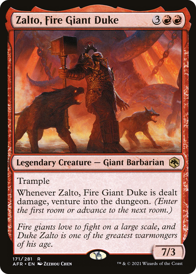 Zalto, Fire Giant Duke (AFR-171) - Adventures in the Forgotten Realms