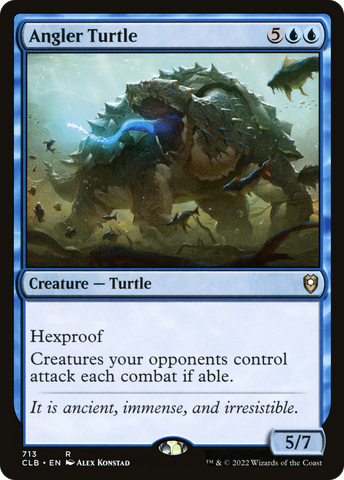 Angler Turtle (CLB-713)  - Commander Legends: Battle for Baldur's Gate