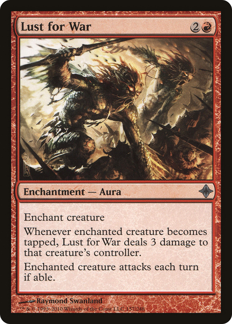 Lust for War (ROE-157)  - Rise of the Eldrazi