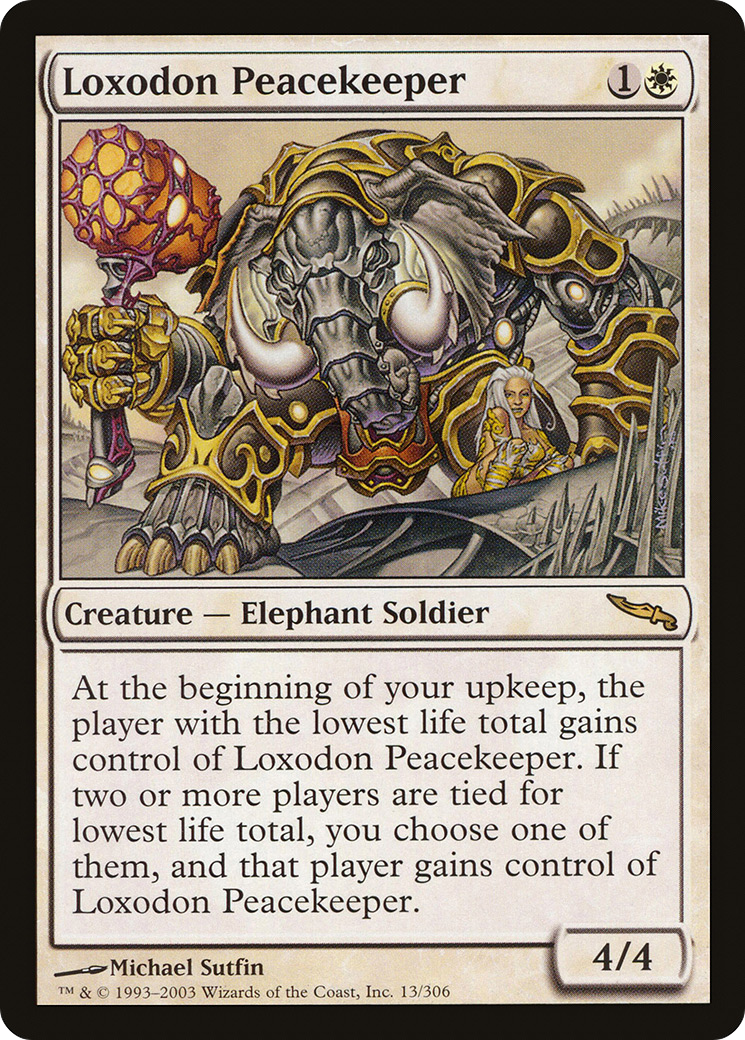 Loxodon Peacekeeper (MRD-013)  - Mirrodin