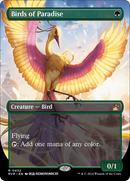 Birds of Paradise (Anime Borderless) (RVR-432)  - Ravnica Remastered