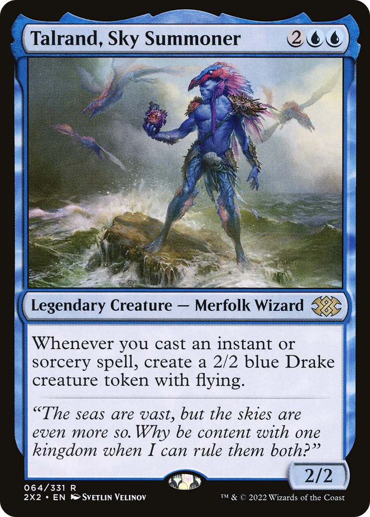 Talrand, Sky Summoner (2X2-064)  Foil - Double Masters 2022