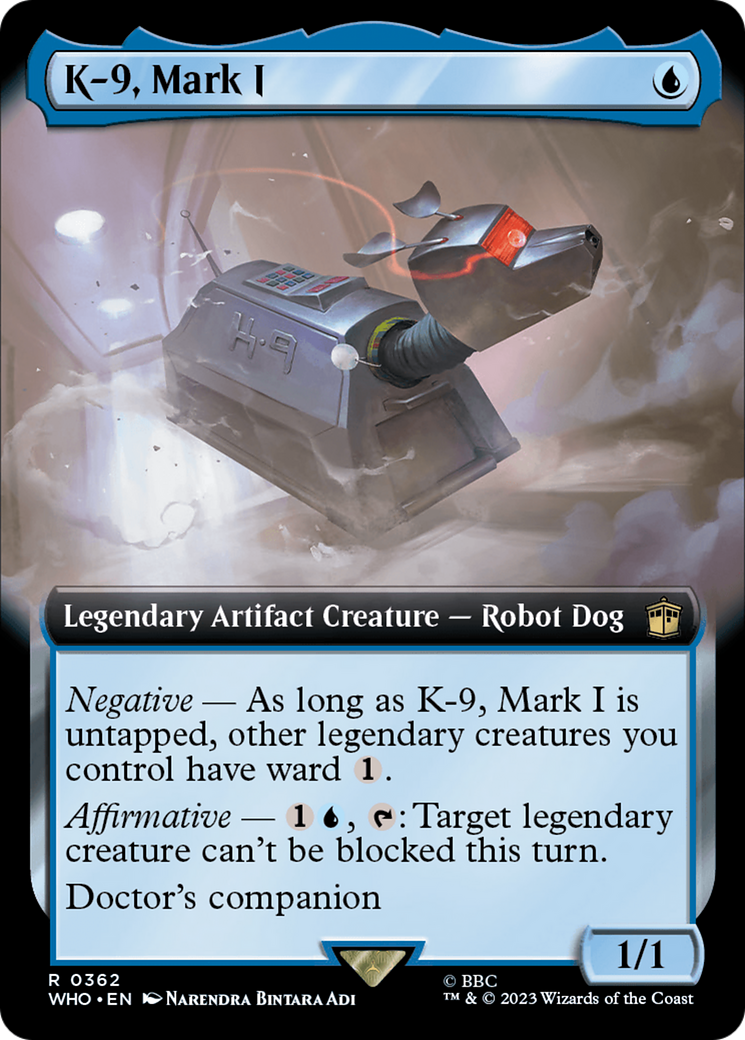 K-9, Mark I (Extended Art) (WHO-362)  - Doctor Who: (Extended Art)