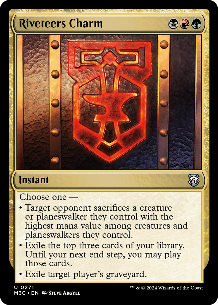 Riveteers Charm (M3C-271)  - Modern Horizons 3 Commander
