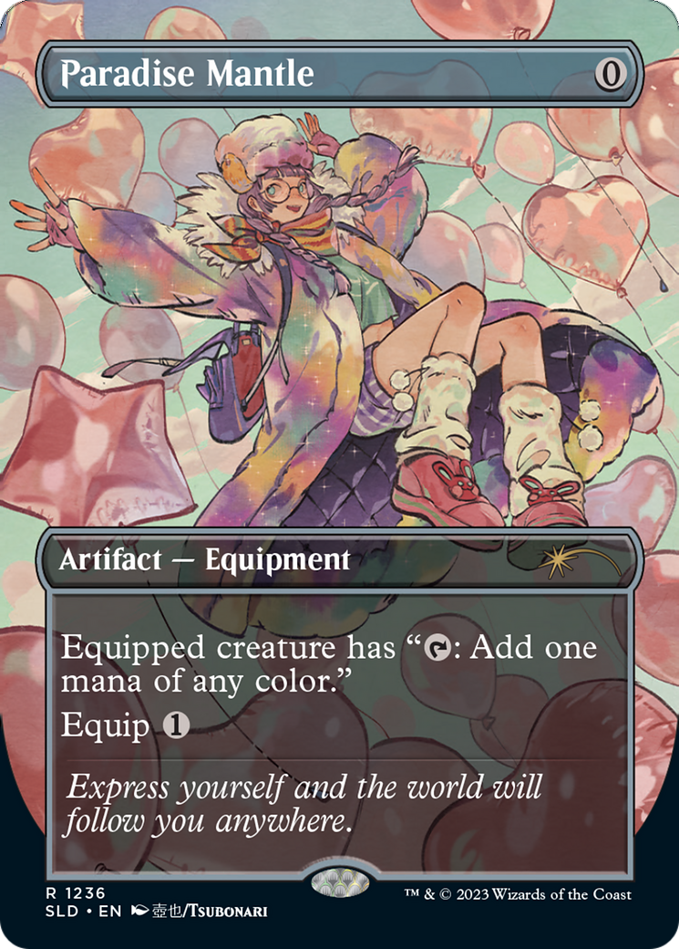 Paradise Mantle (SLD-1236)  - Secret Lair Drop (Borderless)