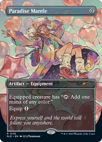 Paradise Mantle (SLD-1236)  - Secret Lair Drop (Borderless)