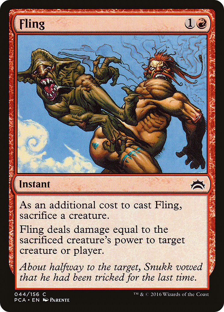 Fling (PCA-044)  - Planechase Anthology