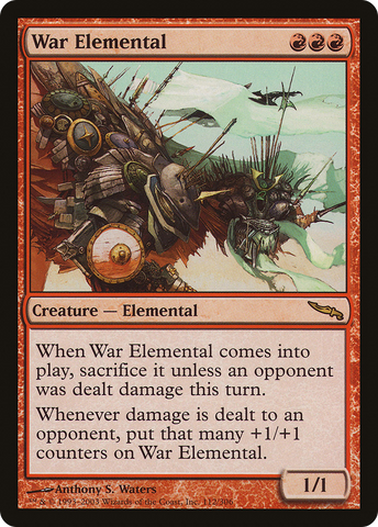 War Elemental (MRD-112)  - Mirrodin