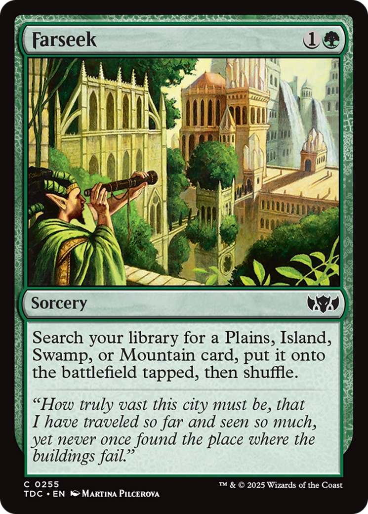 Farseek (TDC-255)  - Commander: Tarkir: Dragonstorm