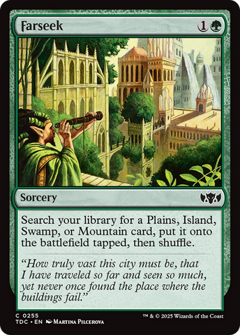 Farseek (TDC-255)  - Commander: Tarkir: Dragonstorm