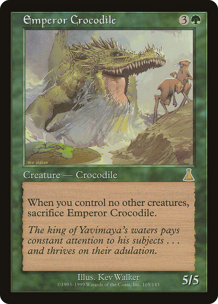 Emperor Crocodile (UDS-105)  Foil - Urza's Destiny