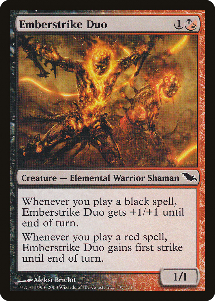 Emberstrike Duo (SHM-185)  Foil - Shadowmoor