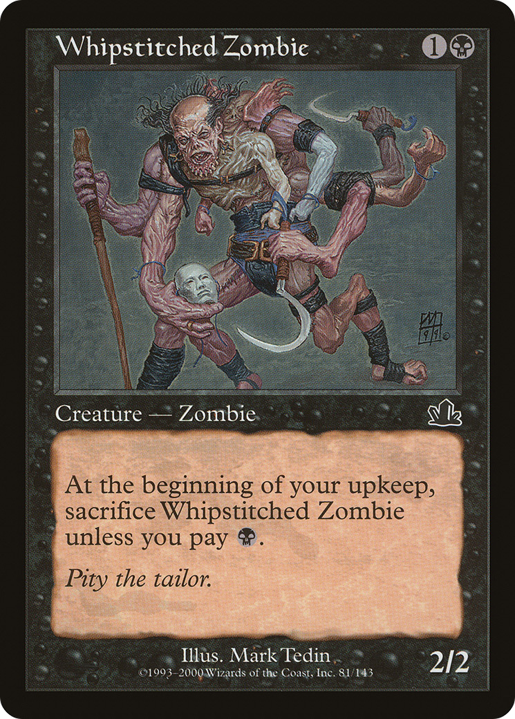 Whipstitched Zombie (PCY-081)  Foil - Prophecy