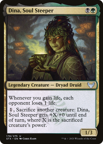 Dina, Soul Steeper (STX-178)  - Strixhaven: School of Mages