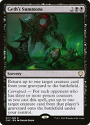 Geth's Summons (ONC-011)  - Phyrexia: All Will Be One Commander